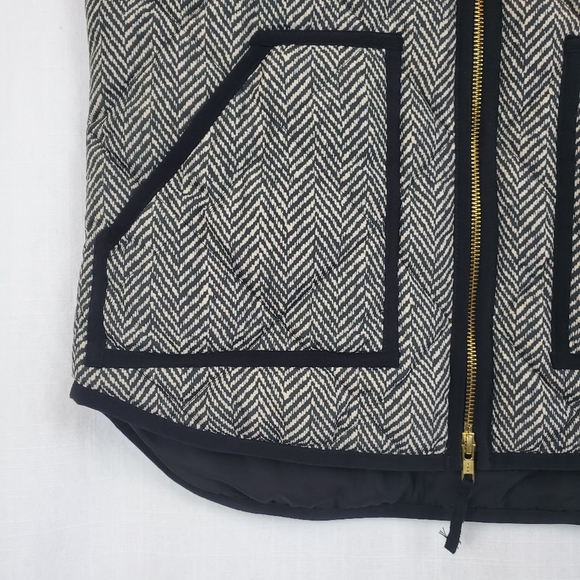 J.Crew Factory | Herringbone Down Vest - Picture 4 of 6